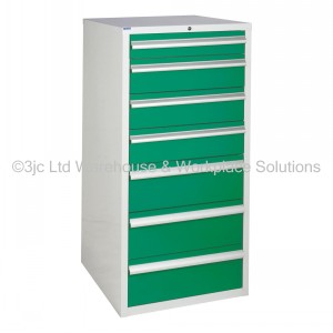 Euroslide Storage Cabinet 7 Drawer 1200mm